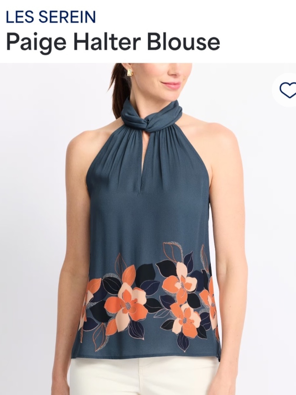 Sleeveless halter top - NWT - Women’s L - Work/Casual/Dressy